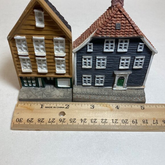 Vintage Ceramic Dutch Houses Stamped on Bottom Decorative Unknown Brand? - Picture 7 of 8
